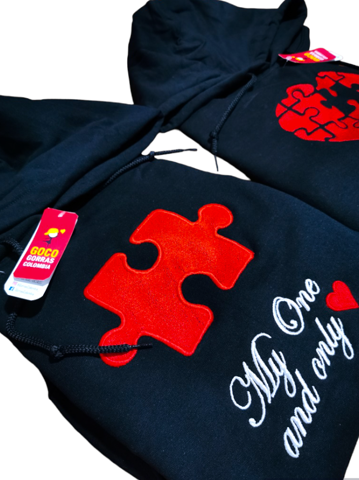 Buzo FICHA / CORAZÓN - ROMPECABEZAS