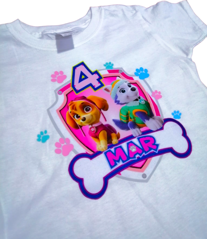 Camiseta PAW PATROL - SKYE Y EVEREST