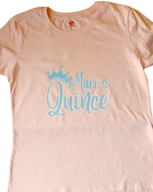 Camiseta CUMPLEAÑOS QUINCE
