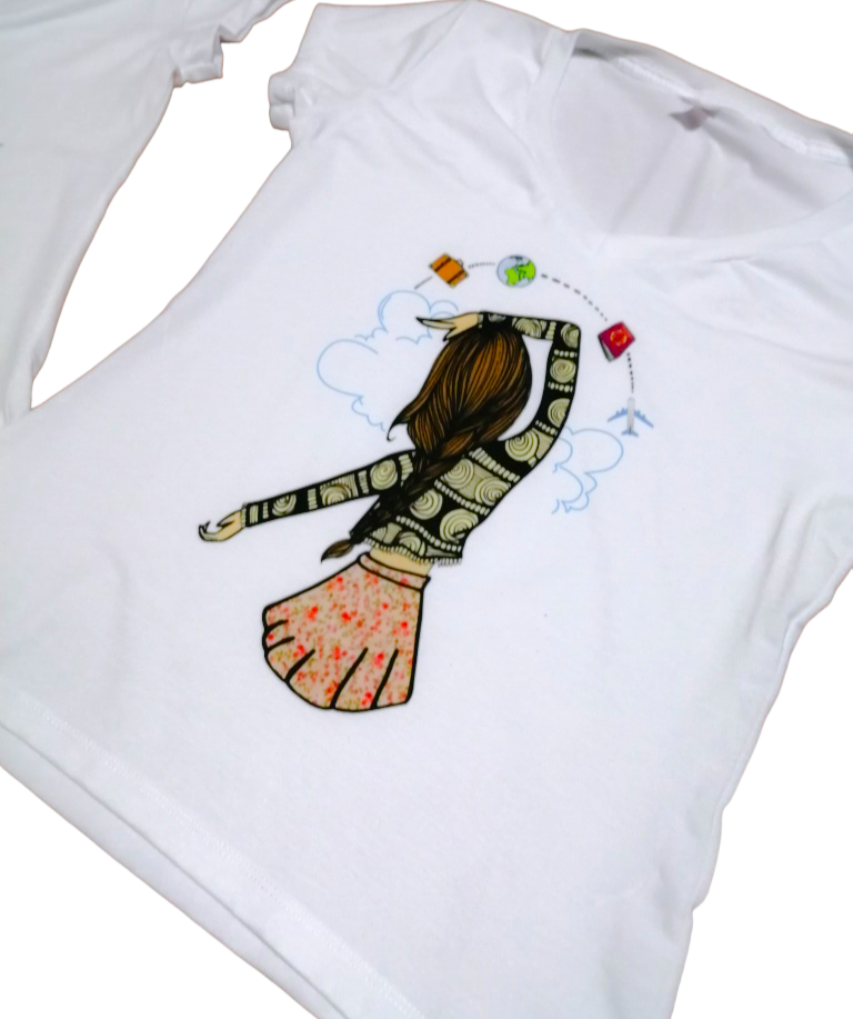 Camiseta AMIGAS - MUÑECAS DE ESPALDA