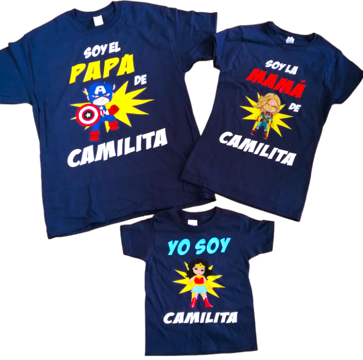 Camiseta SUPER HEROES Gorras Colombia
