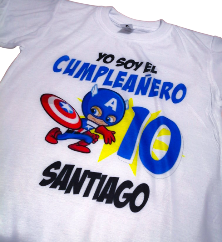 Camiseta VACA LOLA / CAPITÁN AMÉRICA