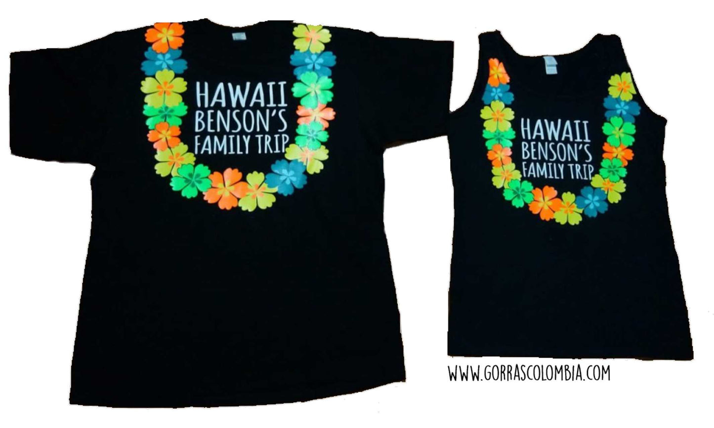 Camiseta / Esqueleto HAWAII FAMILY TRIP