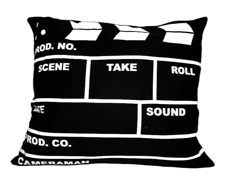 Cojín CLAQUETA DE CINE🎬 (Texto)
