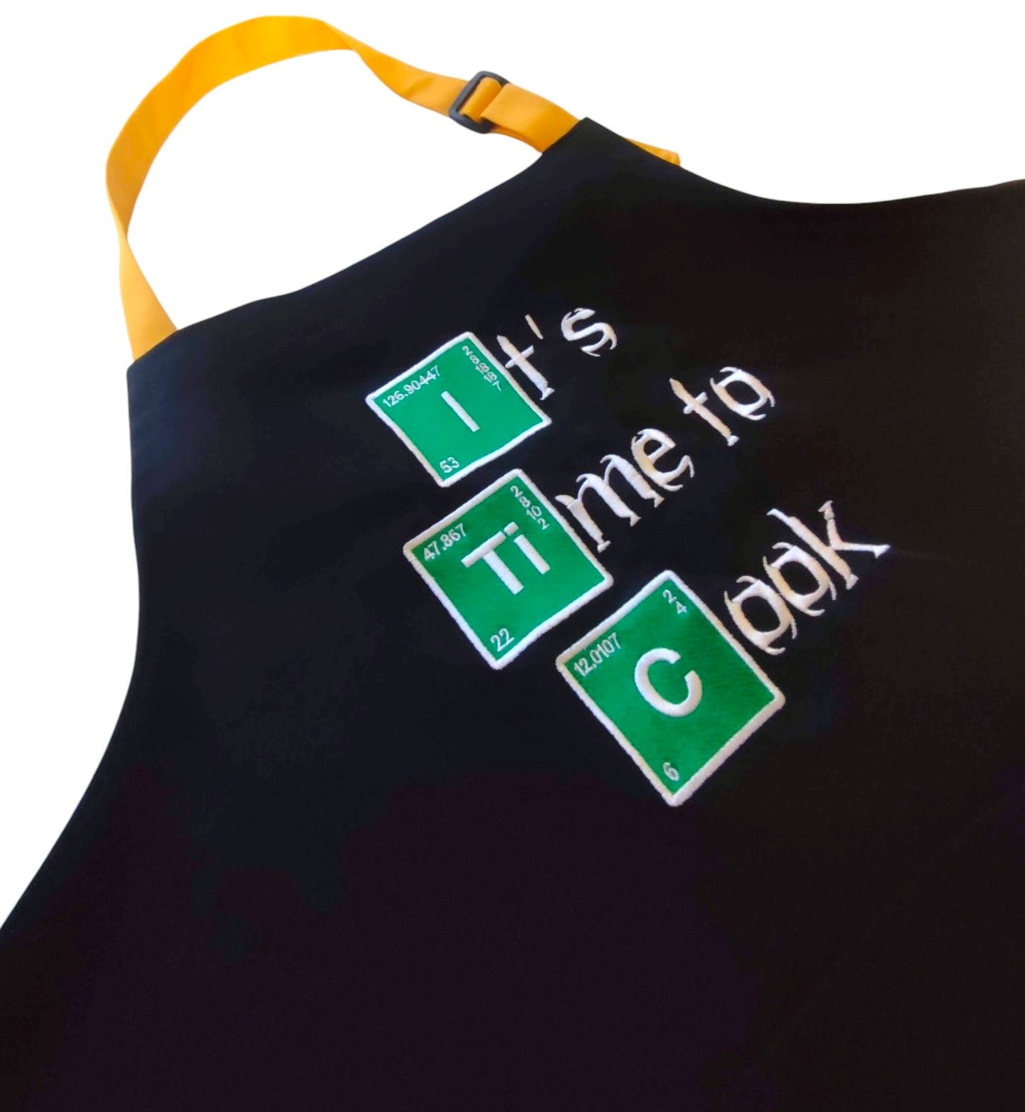 Delantal IT´S TIME TO COOK (Nombre)