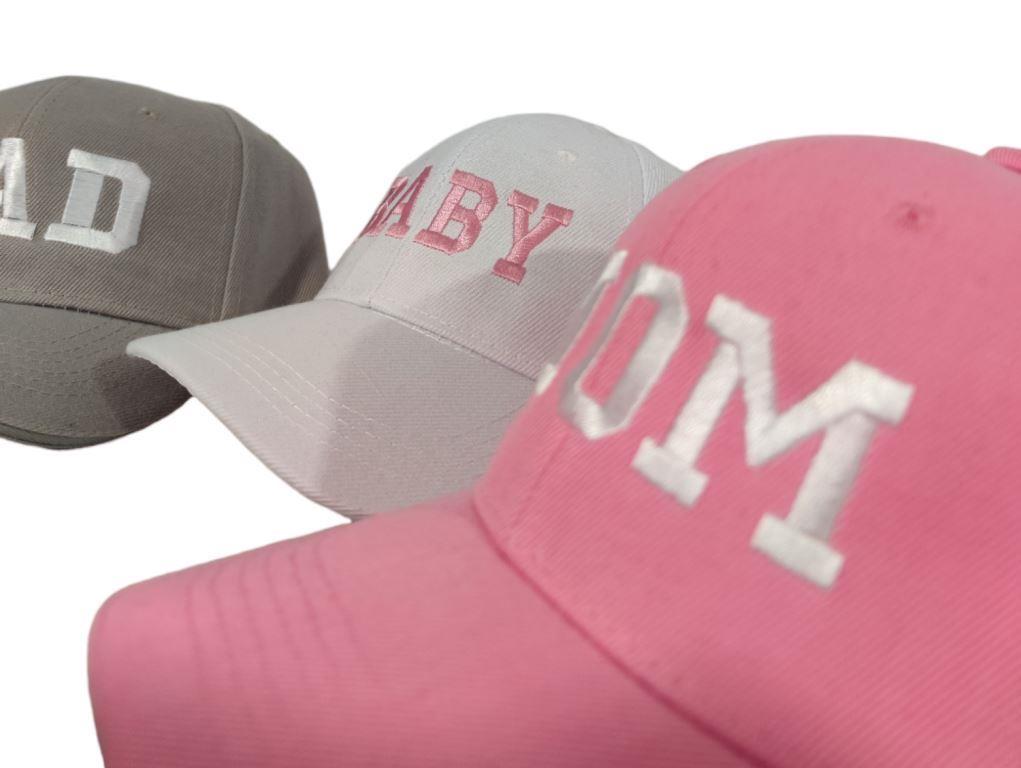 Gorras DAD, MOM & BABY