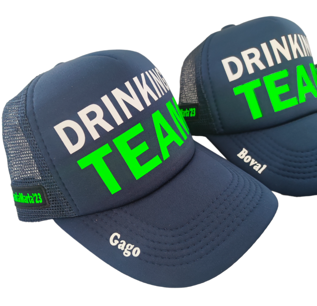 Gorras GAME OVER - DRINKING TEAM (Nombre-Hashtag)