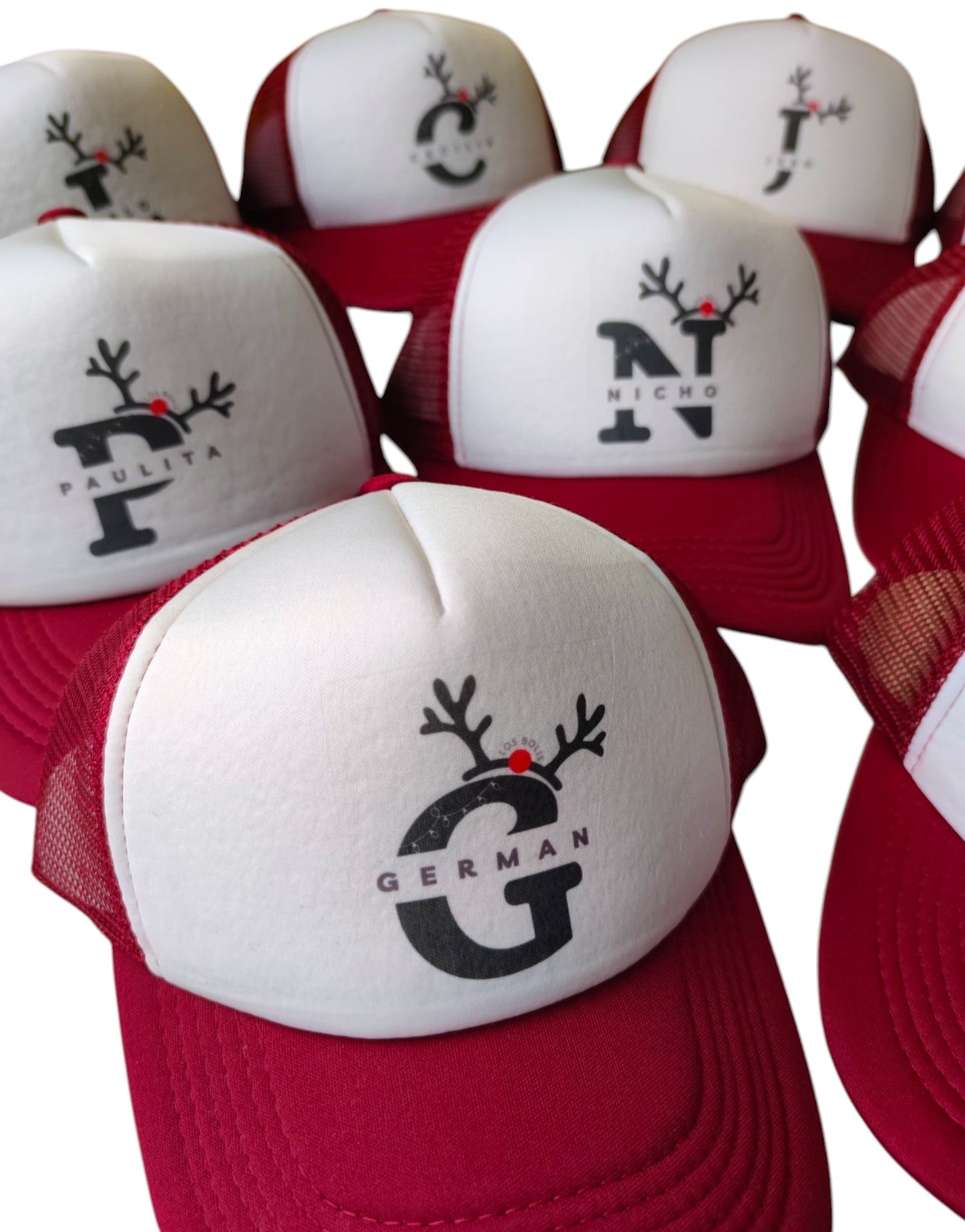 Gorra Navidad OREJAS RENO (Nombre)