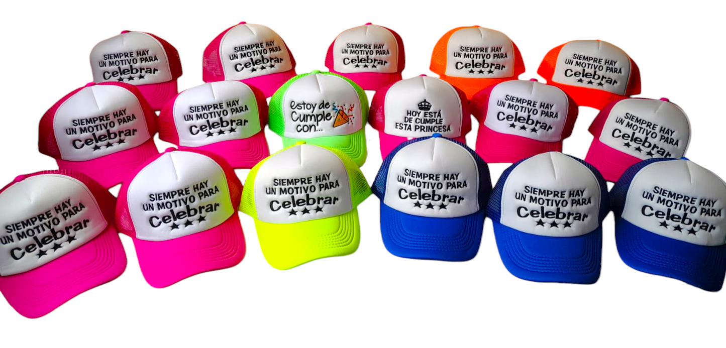 Gorra FRASE - CUMPLEAÑOS