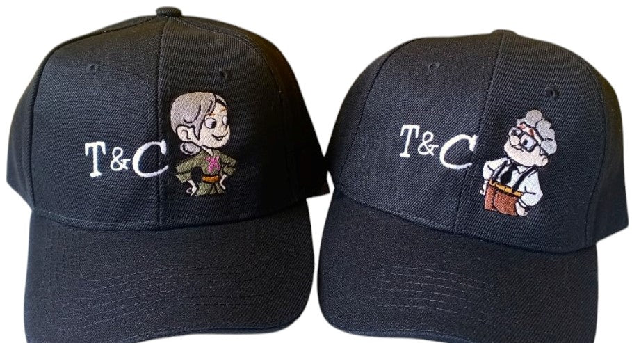 Gorras ABUELOS UP - CARL Y ELLIE (Iniciales)