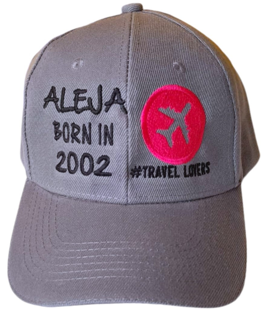 Gorra AVIÓN - BORN IN... (Nombre-Año)