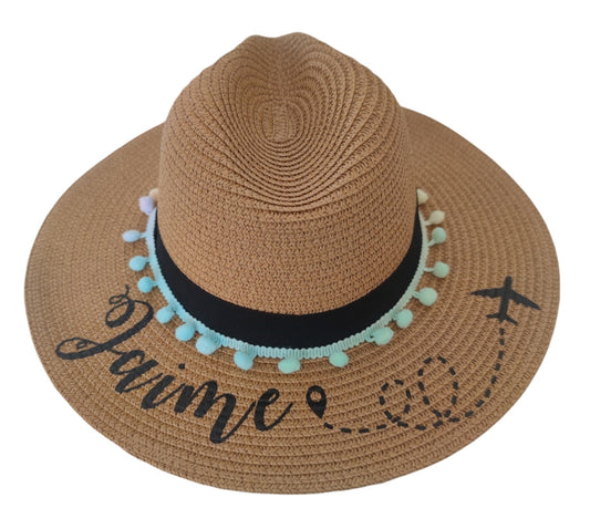 Sombrero con Bolitas AVIÓN (Nombre)