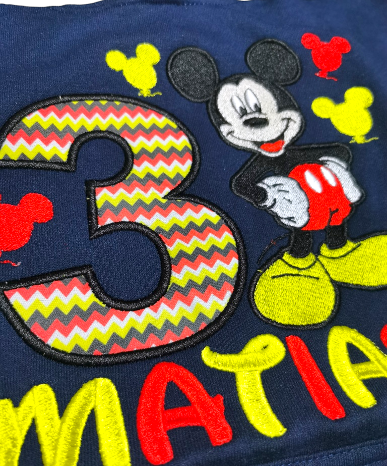 Buzo Cumpleaños MICKEY MOUSE (Nombre)