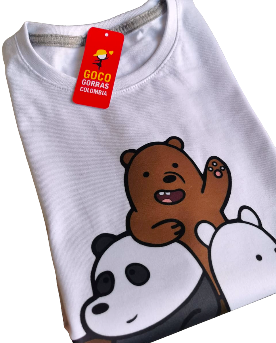 Camisetas de osos outlet escandalosos para niños