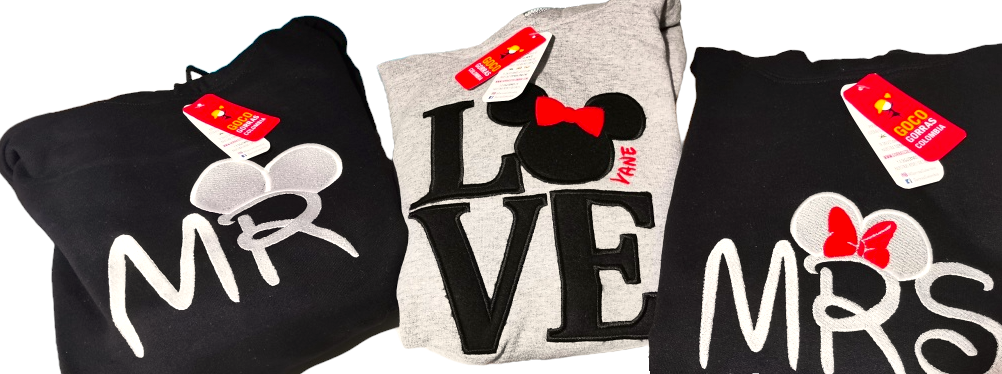 Buzo MR / MRS / LOVE (Nombre)