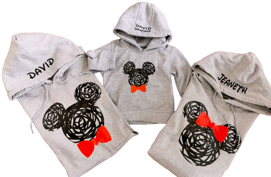 Buzo MICKEY / MINNIE (Nombre)