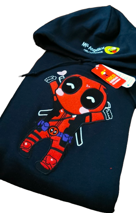 Buzo DEADPOOL (Nombre-Fecha)