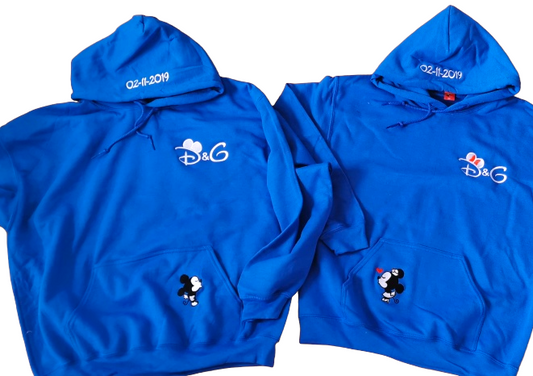 Buzo MICKEY / MINNIE (Iniciales-Fecha)