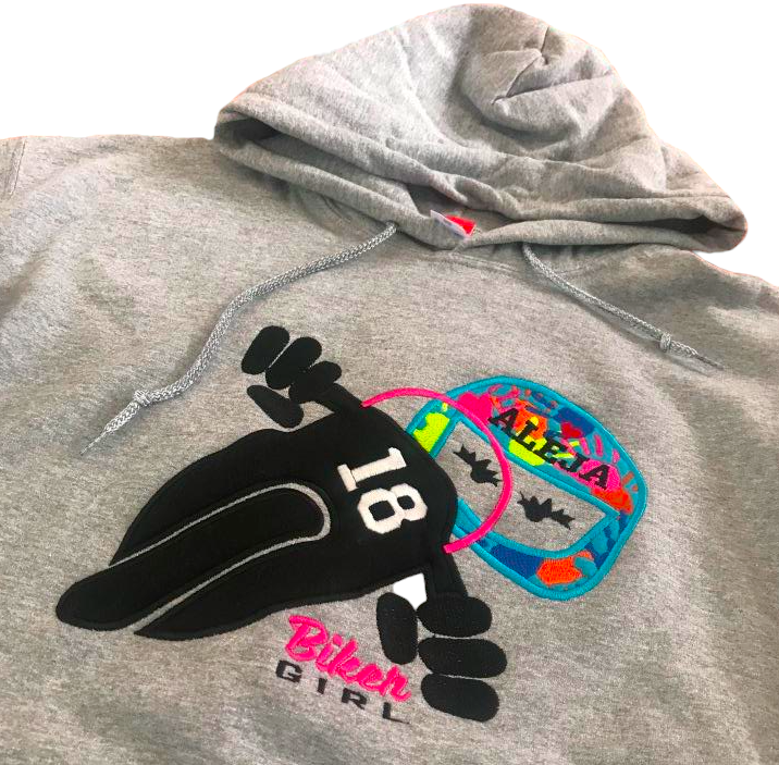 Buzo MOTO - BIKER BOY / BIKER GIRL (Nombre-Número)