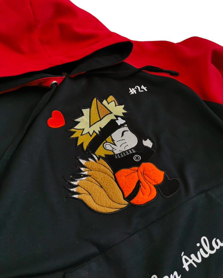 Buzo NARUTO / HINATA (Numeral-Nombre)