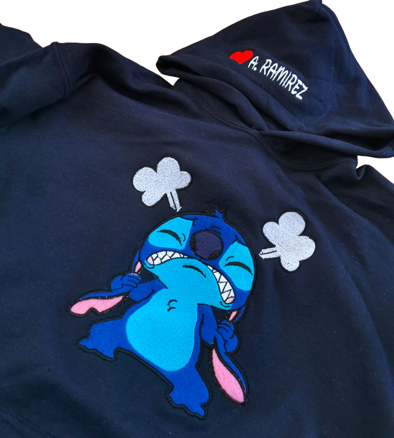Buzo STITCH (Apellido)