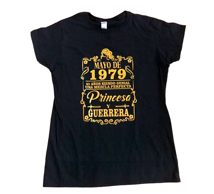 Camiseta UNA MEZCLA PERFECTA - PRINCESA Y GUERRERA