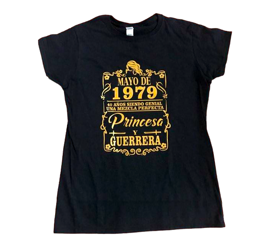 Camiseta UNA MEZCLA PERFECTA - PRINCESA Y GUERRERA