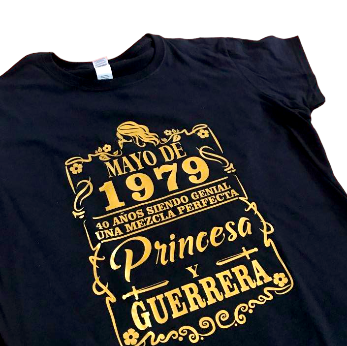 Camiseta UNA MEZCLA PERFECTA - PRINCESA Y GUERRERA