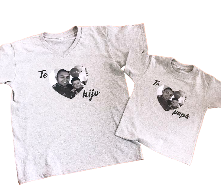 Camiseta TE AMO HIJO / TE AMO PAPÁ