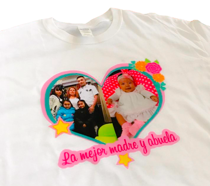 Camiseta LA MEJOR MADRE Y ABUELA (Foto)