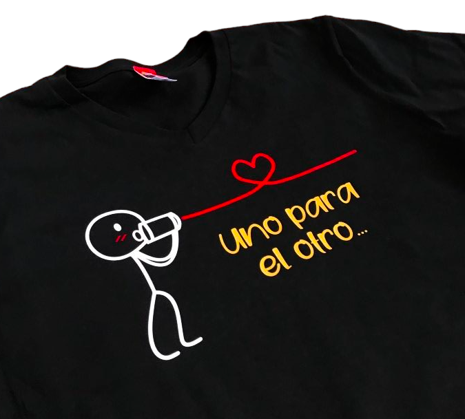 MUÑECOS PALITOS - UNO PARA EL OTRO Y JUNTOS PARA DIOS