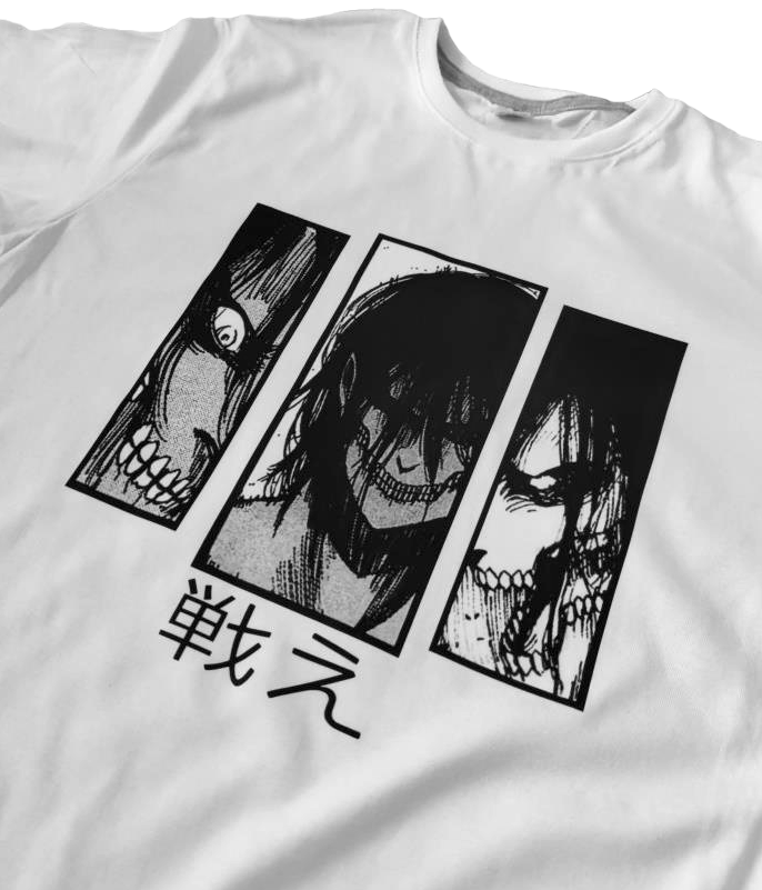 Camiseta ANIME SHINGEKI NO KYOJIN EREN
