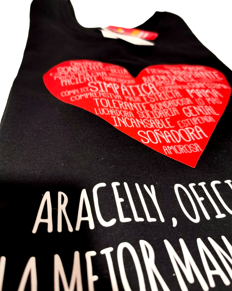 Camiseta LA MEJOR MAMÁ DEL MUNDO