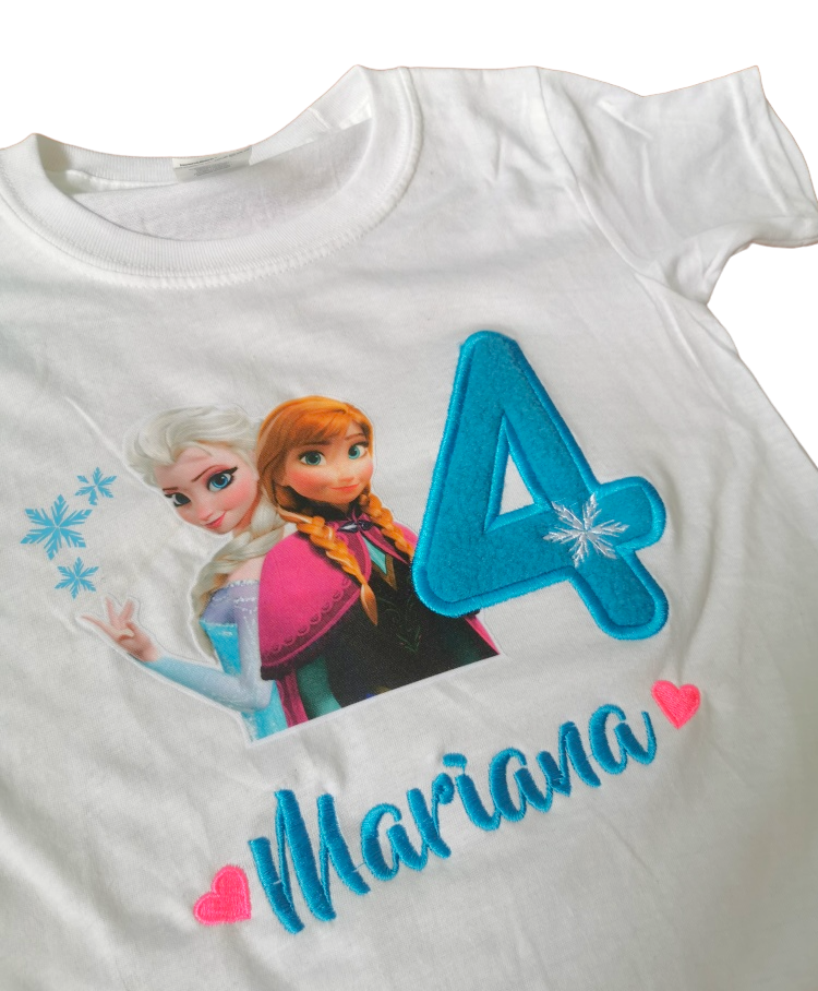 Camiseta FROZEN - ELSA Y ANA