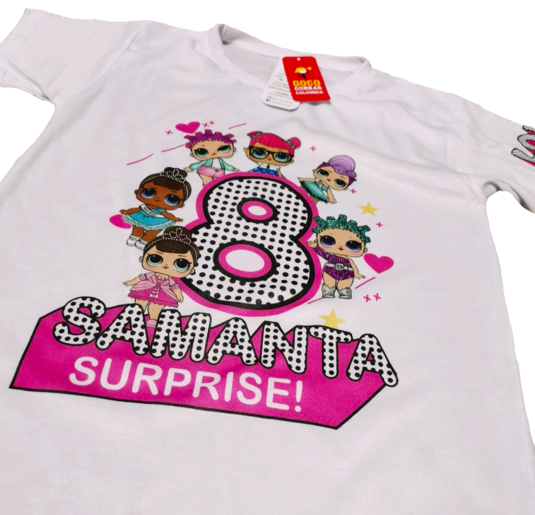 Camiseta MUÑECAS LOL SURPRISE!
