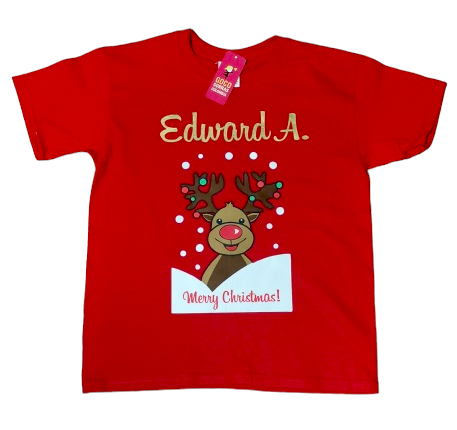 Camisetas navidad de online reno