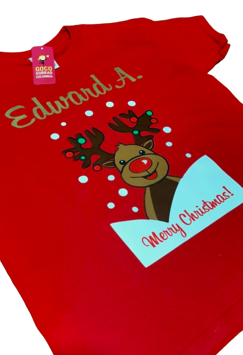 Camiseta RENO MERRY CHRISTMAS!