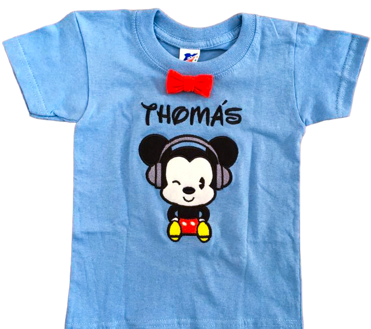 Camiseta MICKEY BABY CON AUDÍFONOS
