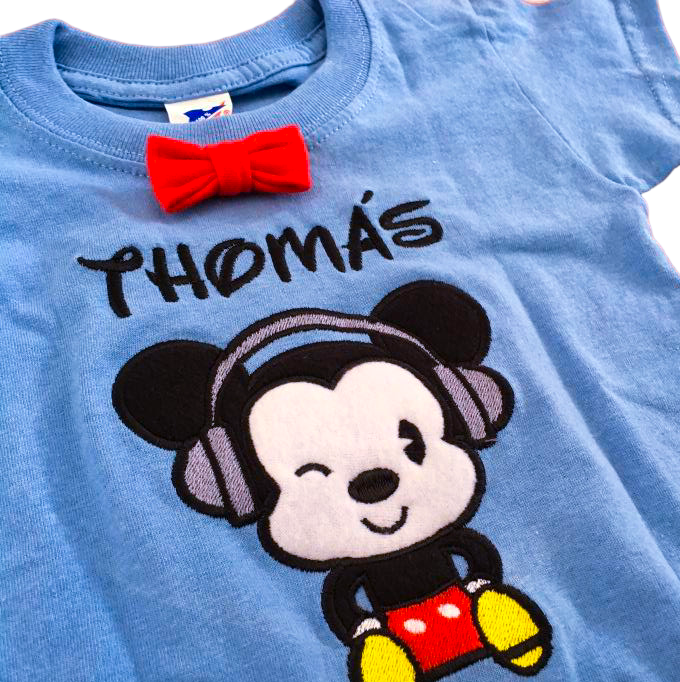 Camiseta MICKEY BABY CON AUDÍFONOS
