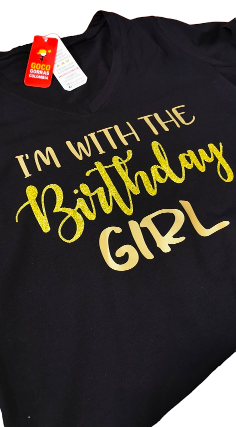 Camiseta BIRTHDAY GIRL (Número)