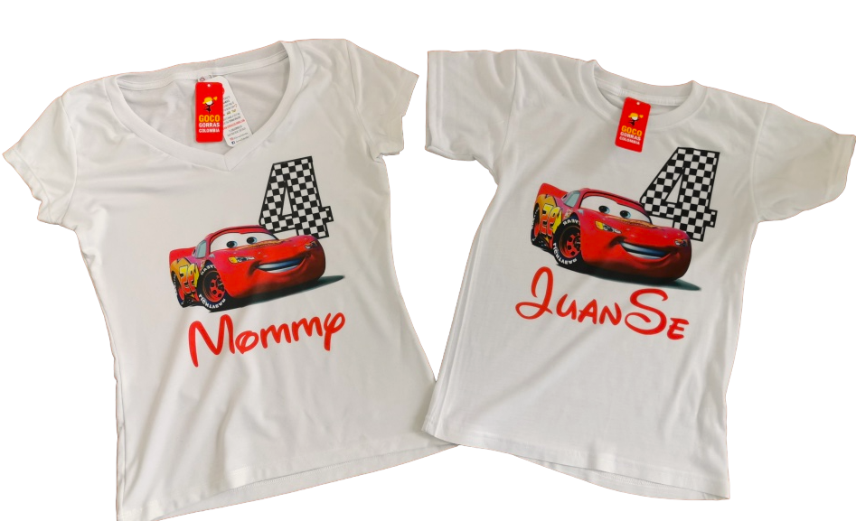 Camiseta CARS RAYO MCQUEEN