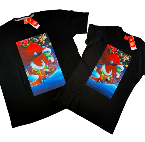 Camiseta EL GRINCH ROBANDO REGALOS Gorras Colombia