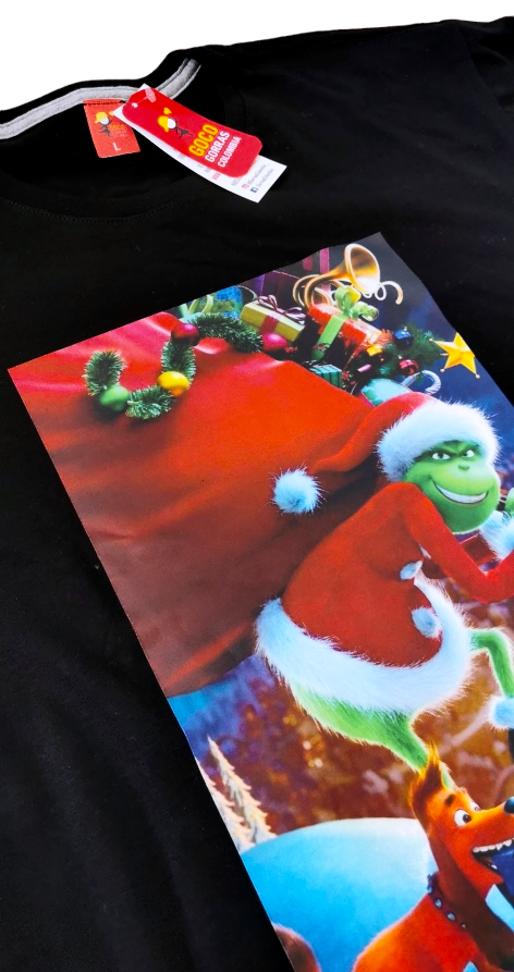 Camiseta EL GRINCH ROBANDO REGALOS