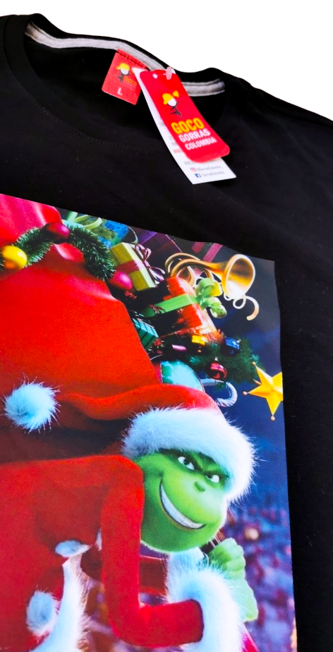 Camiseta EL GRINCH ROBANDO REGALOS