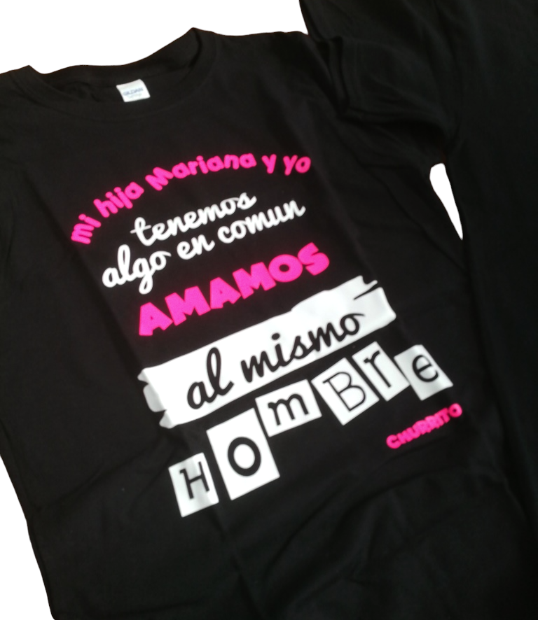 Camiseta EL MEJOR PADRE / AMAMOS AL MISMO HOMBRE