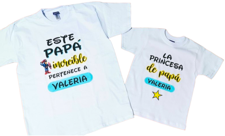 Camiseta PAPÁ INCREÍBLE / LA PRINCESA