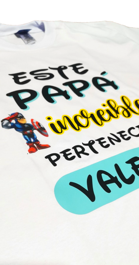 Camiseta PAPÁ INCREÍBLE / LA PRINCESA