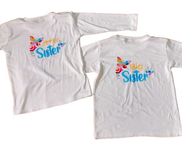 Camiseta BIG SISTER / LITTLE SISTER (FOTO)