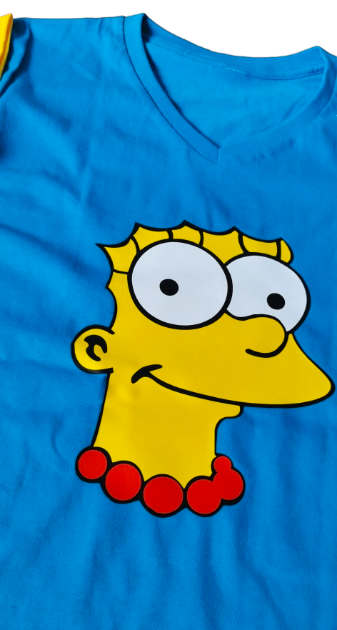 Camiseta LOS SIMPSON HOMERO / MARGE