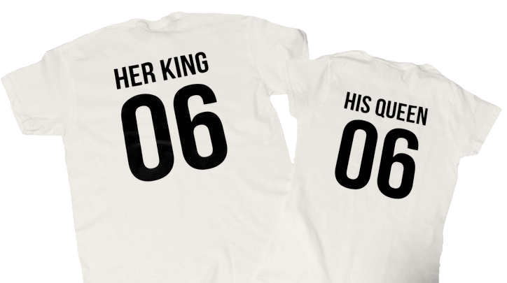 Camiseta MR HER KING / MRS HIS QUEEN